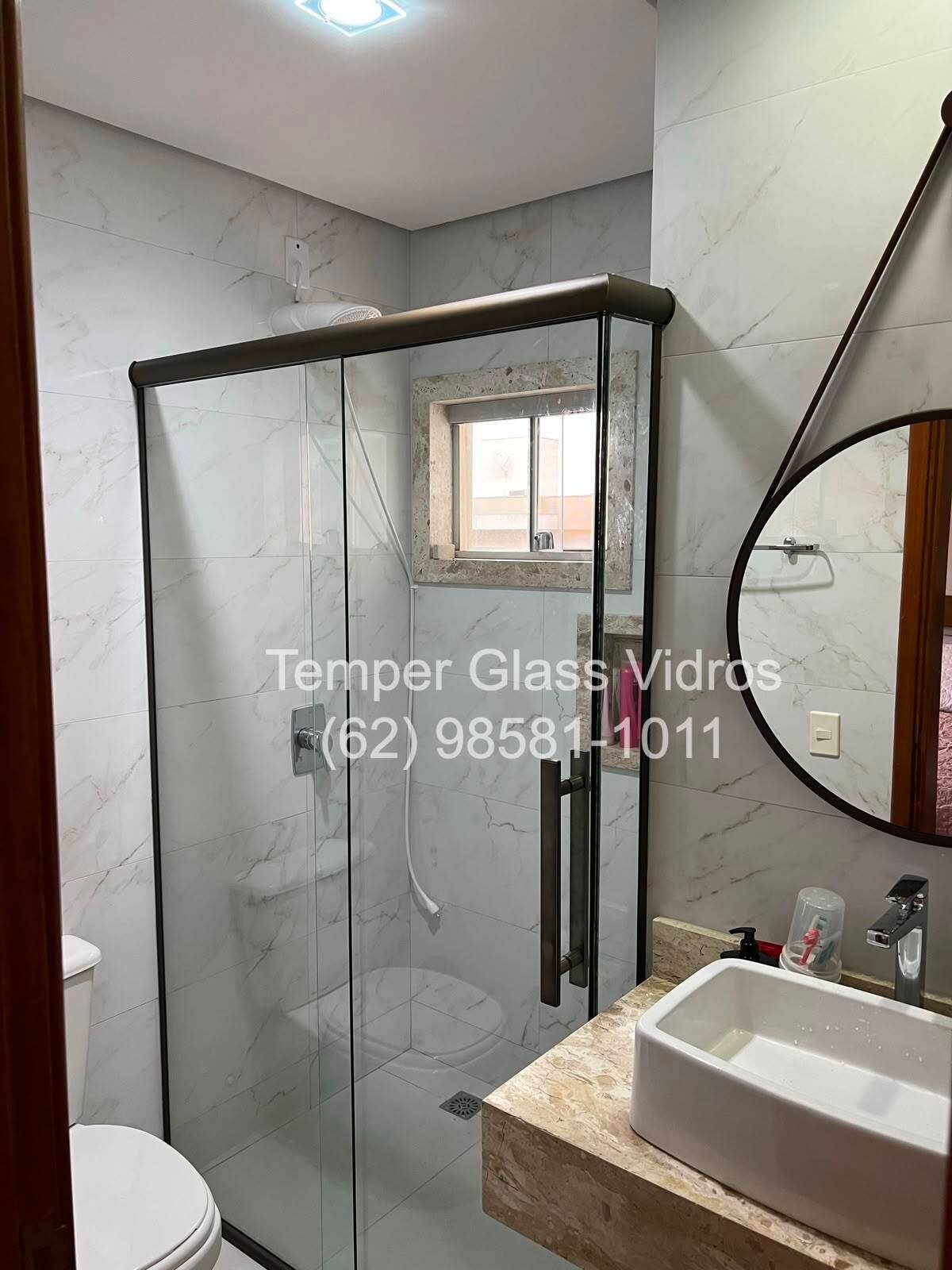Box para Banheiro - Temper Glass Vidros Goiânia